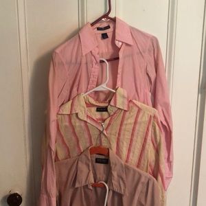 Women’s small pink work blouse